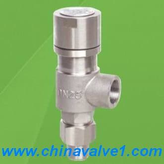 A21 Spring loaded low lift external thread type safety valve
